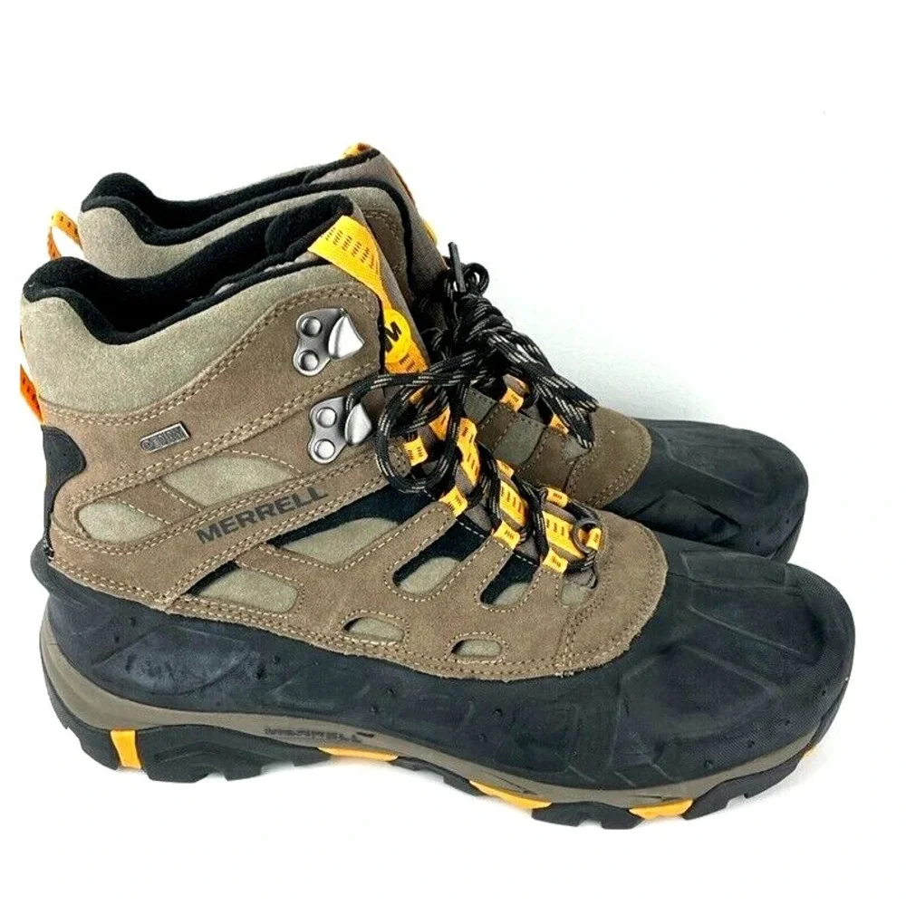 Merrell Stone Moab Polar Mens US 12 Waterproof Footwear Hiking Boots NWOB